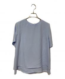 theory luxe（セオリーリュクス）の古着「ELIDA 3 HS BLOUSE」｜スカイブルー