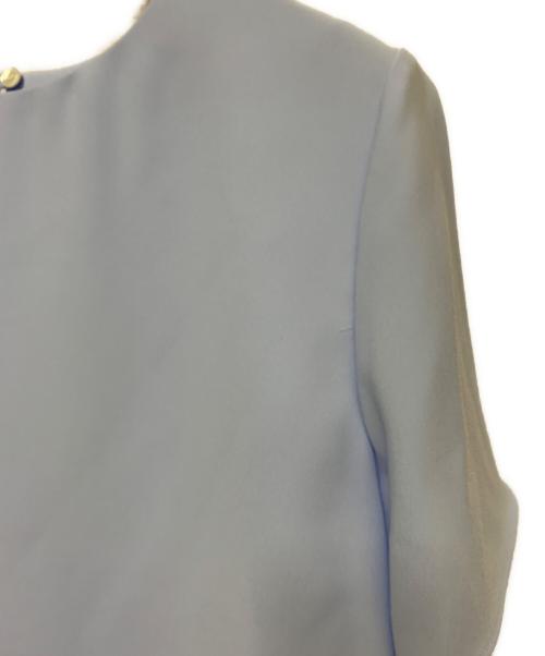 theory luxe（セオリーリュクス）theory luxe (セオリーリュクス) ELIDA 3 HS BLOUSE スカイブルー サイズ:38 未使用品の古着・服飾アイテム