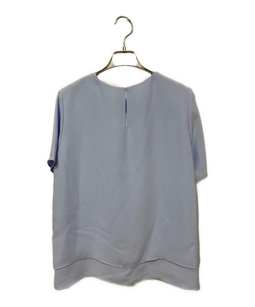 theory luxe（セオリーリュクス）theory luxe (セオリーリュクス) ELIDA 3 HS BLOUSE スカイブルー サイズ:38 未使用品の古着・服飾アイテム