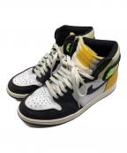 NIKEナイキ）の古着「ハイカットスニーカー」｜イエロー×ブラック