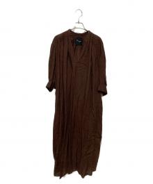 pheeta（フィータ）の古着「リネンワンピース」｜ブラウン