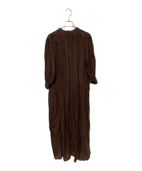 pheeta（フィータ）pheeta (フィータ) リネンワンピース ブラウン サイズ:2の古着・服飾アイテム
