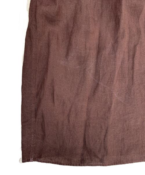 pheeta（フィータ）pheeta (フィータ) リネンワンピース ブラウン サイズ:2の古着・服飾アイテム