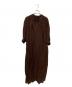pheeta（フィータ）の古着「リネンワンピース」｜ブラウン
