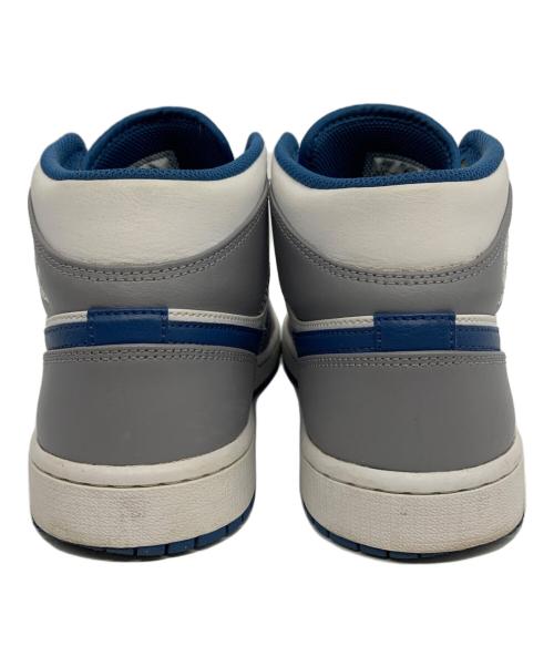 NIKE（ナイキ）NIKE (ナイキ) AIR JORDAN1 Mid True Blue ブルー×グレー サイズ:27の古着・服飾アイテム