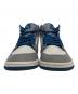 中古・古着 NIKE (ナイキ) AIR JORDAN1 Mid True Blue ブルー×グレー サイズ:27：9000円