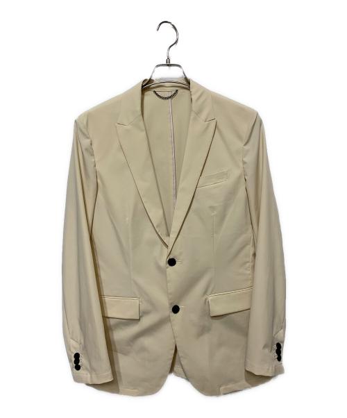 nano・universe（ナノ・ユニバース）nano・universe (ナノ・ユニバース) SOLOTEX　セットアップスーツ ベージュ サイズ:Mの古着・服飾アイテム