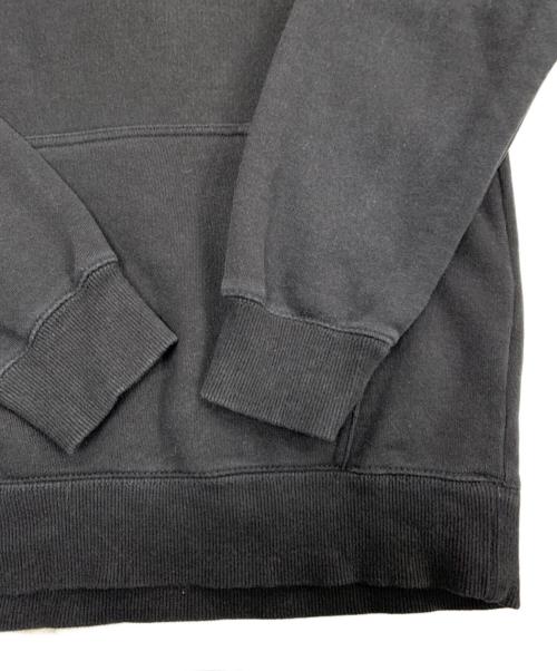 stussy（ステューシー）stussy (ステューシー) プルオーバーパーカー ブラック×ブルー サイズ:Sの古着・服飾アイテム