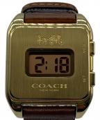 COACHコーチ）の古着「スクエア腕時計」