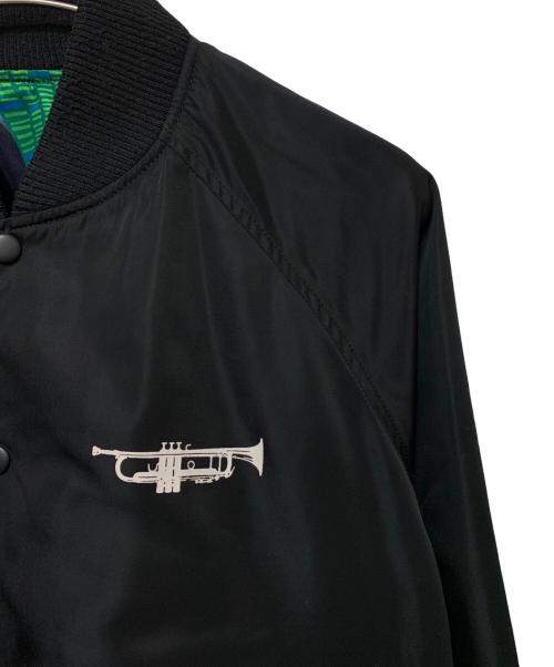 APPLEBUM（アップルバム）APPLEBUM (アップルバム) STADIUM JACKET REVERSIBLE ブラック サイズ:Mの古着・服飾アイテム