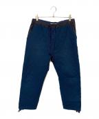 WHITE MOUNTAINEERINGホワイトマウンテ二アニング）の古着「キルティングパンツ」｜ブルー