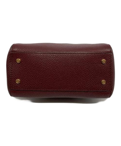 TORY BURCH（トリーバーチ）TORY BURCH (トリーバーチ) 2WAYバッグ ワインレッドの古着・服飾アイテム