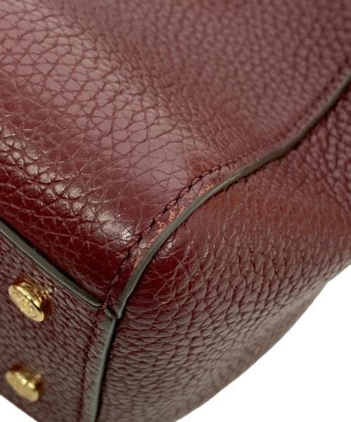 TORY BURCH（トリーバーチ）TORY BURCH (トリーバーチ) 2WAYバッグ ワインレッドの古着・服飾アイテム