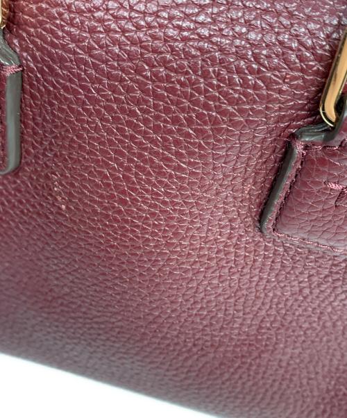 TORY BURCH（トリーバーチ）TORY BURCH (トリーバーチ) 2WAYバッグ ワインレッドの古着・服飾アイテム