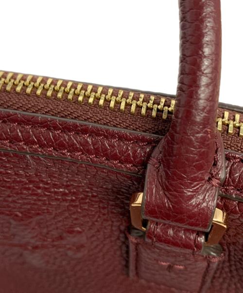 TORY BURCH（トリーバーチ）TORY BURCH (トリーバーチ) 2WAYバッグ ワインレッドの古着・服飾アイテム