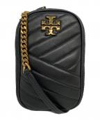 TORY BURCHトリーバーチ）の古着「キラ シェブロン フォーン クロスボディ」｜ブラック