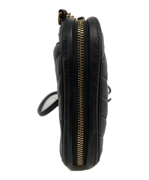 TORY BURCH（トリーバーチ）TORY BURCH (トリーバーチ) キラ シェブロン フォーン クロスボディ ブラックの古着・服飾アイテム