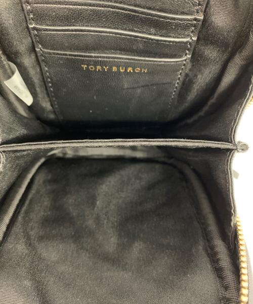 TORY BURCH（トリーバーチ）TORY BURCH (トリーバーチ) キラ シェブロン フォーン クロスボディ ブラックの古着・服飾アイテム