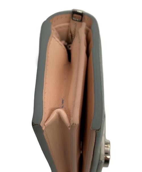 Ferragamo（フェラガモ）Ferragamo (フェラガモ) Hug 2つ折り財布 グリーンの古着・服飾アイテム