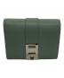 Ferragamo（フェラガモ）の古着「Hug 2つ折り財布」｜グリーン