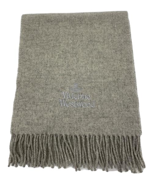 Vivienne Westwood（ヴィヴィアンウエストウッド）Vivienne Westwood (ヴィヴィアンウエストウッド) WOOLマフラー グレーの古着・服飾アイテム