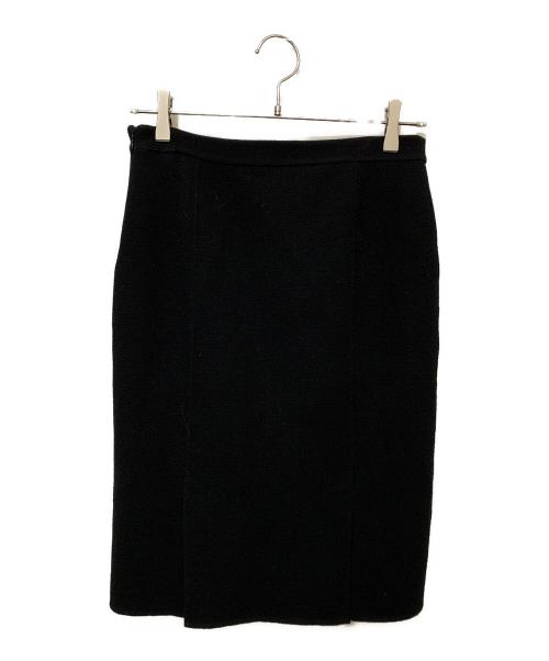 DAMA collection（ダーマコレクション）DAMA collection (ダーマコレクション) ウールセットアップ(ジャケット・スカート) ブラック サイズ:7ARの古着・服飾アイテム