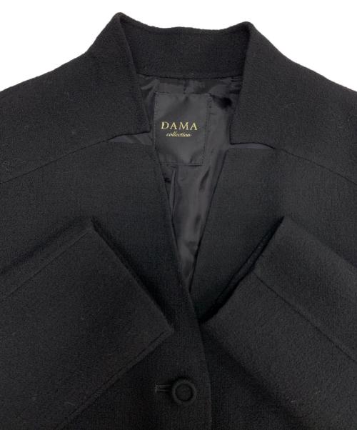 DAMA collection（ダーマコレクション）DAMA collection (ダーマコレクション) ウールセットアップ(ジャケット・スカート) ブラック サイズ:7ARの古着・服飾アイテム