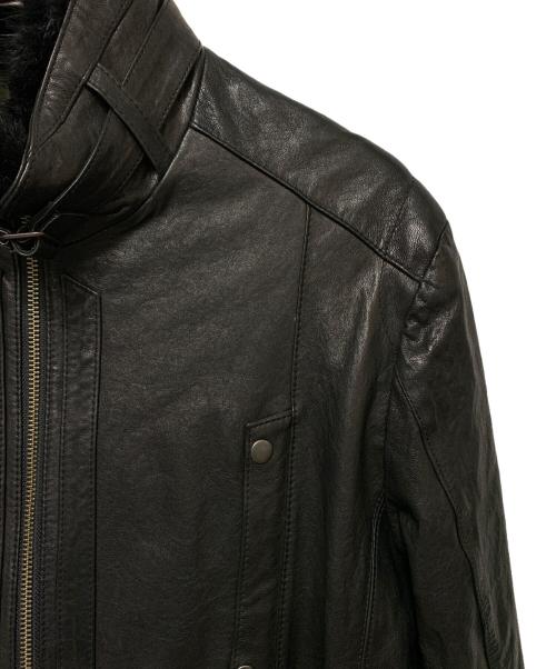 Wind Armor（ウィンドアーマー）Wind Armor (ウィンドアーマー) ファー付ラムレザージャケット ブラック サイズ:記載なしの古着・服飾アイテム