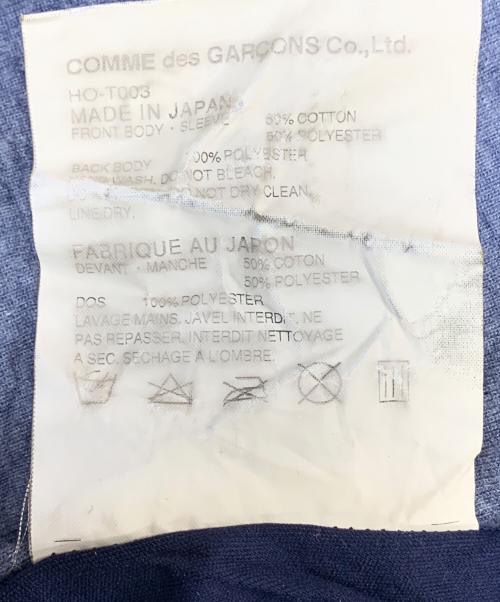 COMME des GARCONS HOMME（コムデギャルソン オム）COMME des GARCONS HOMME (コムデギャルソン オム) 絞り染め スイッチングパターン Tシャツ ネイビー サイズ:Mの古着・服飾アイテム