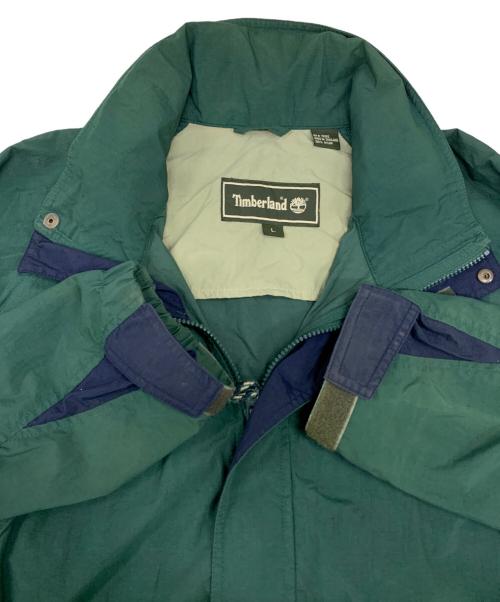 Timberland（ティンバーランド）Timberland (ティンバーランド) ナイロンジャケット グリーン サイズ:Lの古着・服飾アイテム