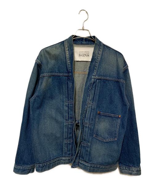 UNITED ARROWS（ユナイテッドアローズ）UNITED ARROWS (ユナイテッドアローズ) SONS (サンズ) TOMMY DENIM JACKET ブルー サイズ:Lの古着・服飾アイテム