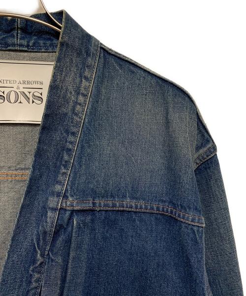 UNITED ARROWS（ユナイテッドアローズ）UNITED ARROWS (ユナイテッドアローズ) SONS (サンズ) TOMMY DENIM JACKET ブルー サイズ:Lの古着・服飾アイテム