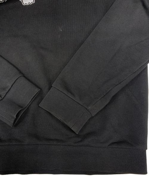 LACOSTE SPORT（ラコステスポーツ）LACOSTE SPORT (ラコステスポーツ) ロゴスウェット ブラック サイズ:Lの古着・服飾アイテム