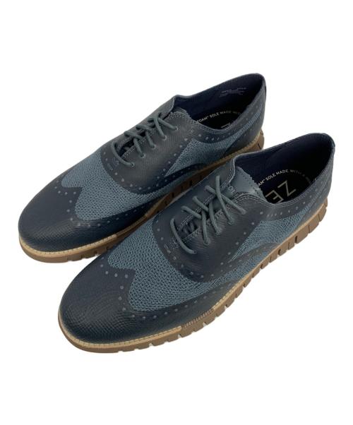 COLE HAAN（コールハーン）COLE HAAN (コールハーン) ゼログランドリマスタードエンブロオックス ネイビー サイズ:10 1/2 M 未使用品の古着・服飾アイテム