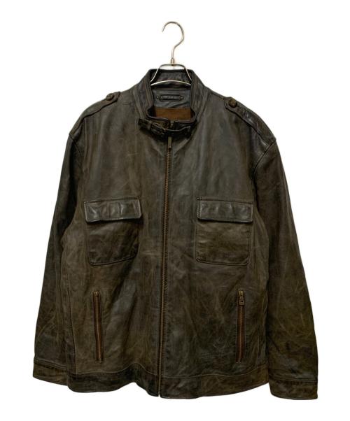 WILSONS LEATHER M.JULIAN（ウィルソンズ レザー）WILSONS LEATHER M.JULIAN (ウィルソンズ レザー) レザージャケット ブラウン サイズ:XLの古着・服飾アイテム