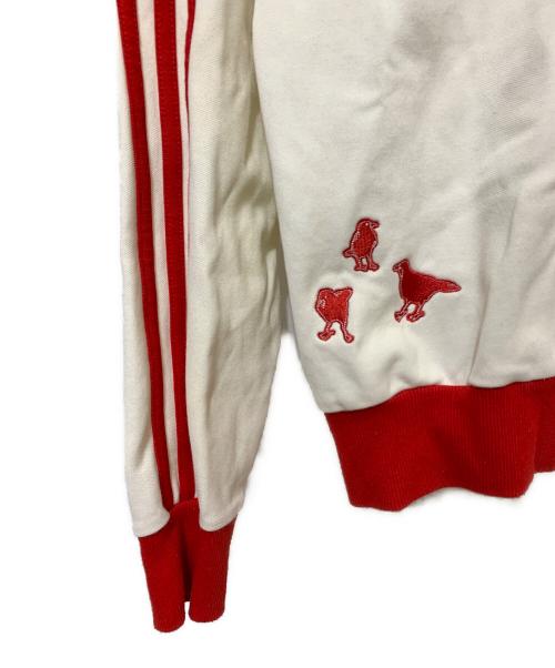 adidas（アディダス）adidas (アディダス) 都市シリーズ東京 トラックジャケット ホワイト×レッド サイズ:XSの古着・服飾アイテム