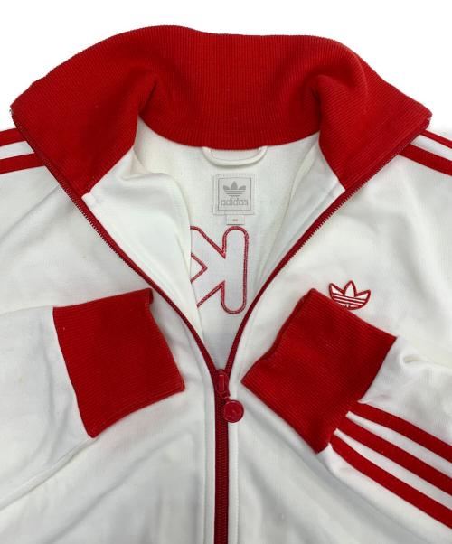 adidas（アディダス）adidas (アディダス) 都市シリーズ東京 トラックジャケット ホワイト×レッド サイズ:XSの古着・服飾アイテム