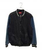 SUPREMEシュプリーム）の古着「denim twill varsity jacket」｜ブルー