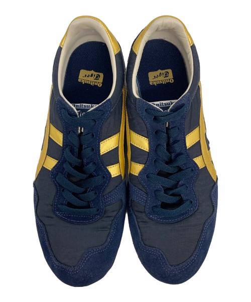 Onitsuka Tiger（オニツカタイガー）Onitsuka Tiger (オニツカタイガー) SERRANO ネイビー×ゴールド サイズ:25の古着・服飾アイテム
