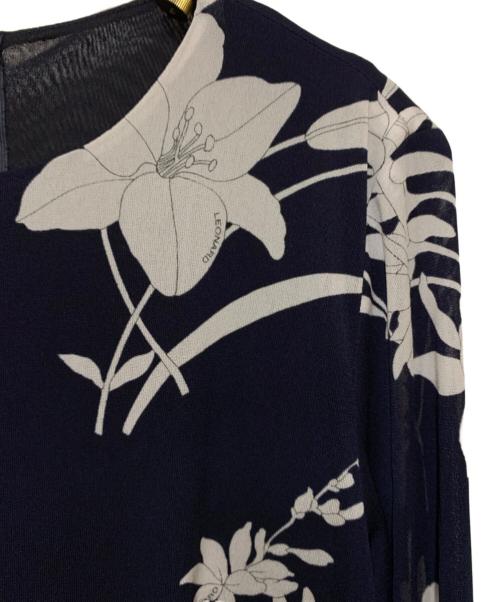 LEONARD（レオナール）LEONARD (レオナール) ブラウス ネイビー サイズ:Mの古着・服飾アイテム