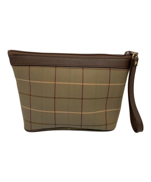 Burberry's（バーバリーズ）Burberry's (バーバリーズ) ポーチ ブラウンの古着・服飾アイテム