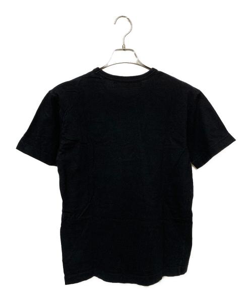 PLAY COMME des GARCONS（プレイコムデギャルソン）PLAY COMME des GARCONS (プレイ コムデギャルソン) ブラック×ブラックハート Tシャツ ブラック サイズ:Mの古着・服飾アイテム