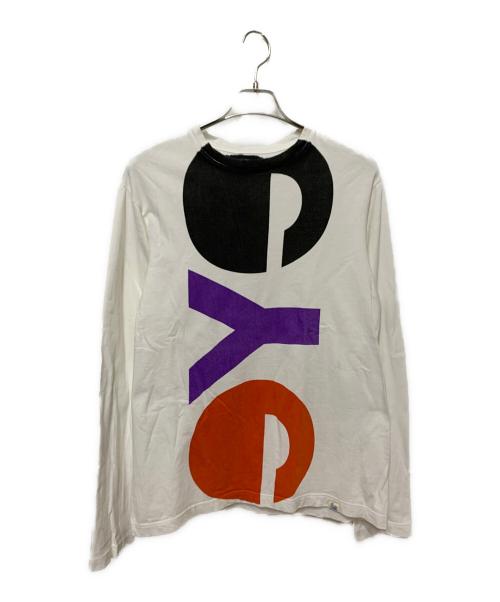 eYe COMME des GARCONS JUNYAWATANABE MAN（アイ コム デ ギャルソン ジュンヤ ワタナベ マン）eYe COMME des GARCONS JUNYAWATANABE MAN (アイ コム デ ギャルソン ジュンヤ ワタナベ マン) 長袖Tシャツ ホワイト サイズ:Mの古着・服飾アイテム