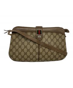 中古・古着通販】GUCCI (グッチ) GGキャンバスバンブーヒールパンプス
