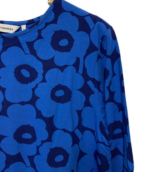 marimekko（マリメッコ）marimekko (マリメッコ) カットソーワンピース ブルー サイズ:S 未使用品の古着・服飾アイテム