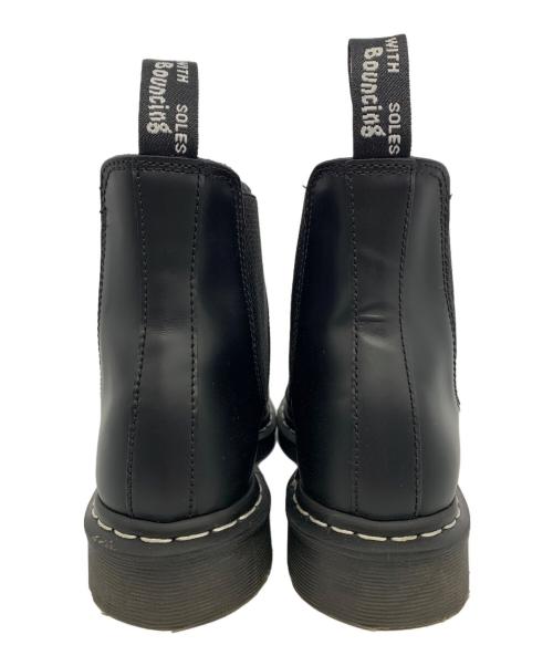 Dr.Martens（ドクターマーチン）Dr.Martens (ドクターマーチン) チェルシーブーツ WHITE STITCH ブラック サイズ:UK8の古着・服飾アイテム
