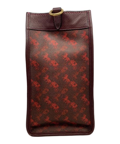 COACH（コーチ）COACH (コーチ) 2WAYハンドバッグ ボルドーの古着・服飾アイテム
