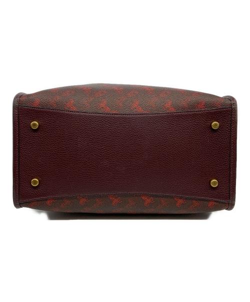 COACH（コーチ）COACH (コーチ) 2WAYハンドバッグ ボルドーの古着・服飾アイテム