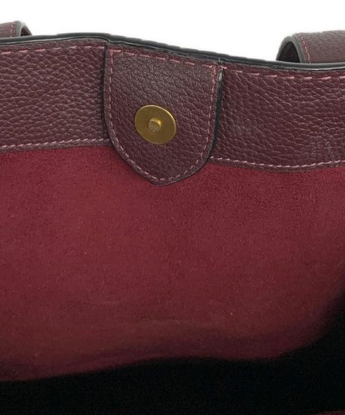 COACH（コーチ）COACH (コーチ) 2WAYハンドバッグ ボルドーの古着・服飾アイテム