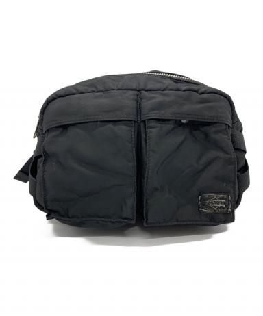 【未使用級】PORTER ポーター タンカー ウエストバック ブラック 中古・古着通販】PORTER (ポーター) タンカー ウエストバッグ ブラック